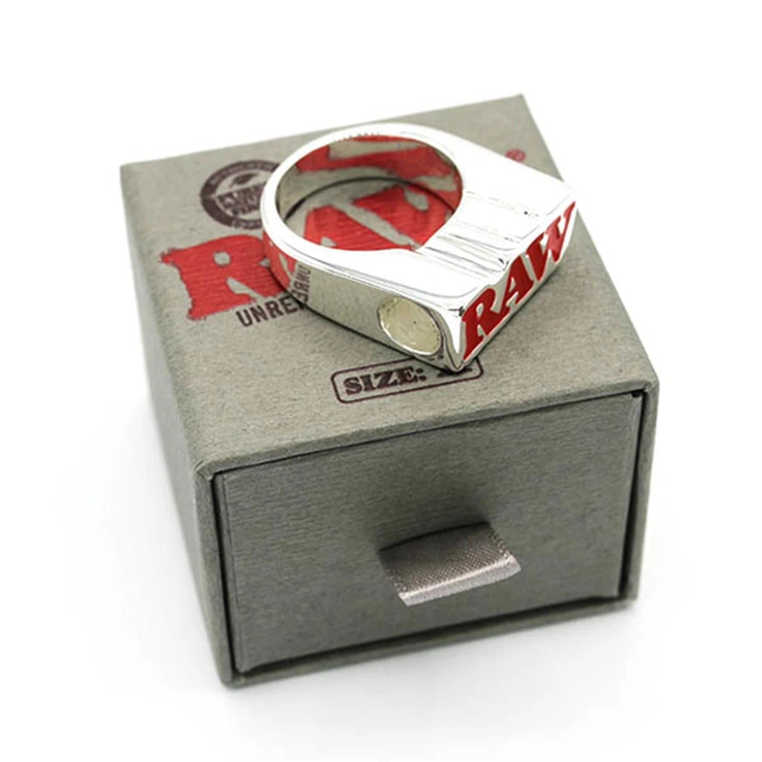 RAW Smokers Ring Silver RAW